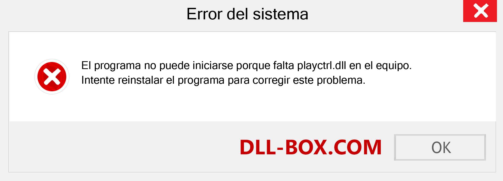 ¿Falta el archivo playctrl.dll ?. Descargar para Windows 7, 8, 10 - Corregir playctrl dll Missing Error en Windows, fotos, imágenes