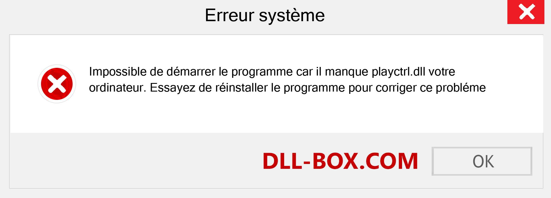 Le fichier playctrl.dll est manquant ?. Télécharger pour Windows 7, 8, 10 - Correction de l'erreur manquante playctrl dll sur Windows, photos, images